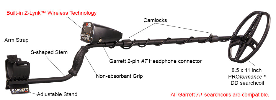 AT Max Metal Detector With 8.5