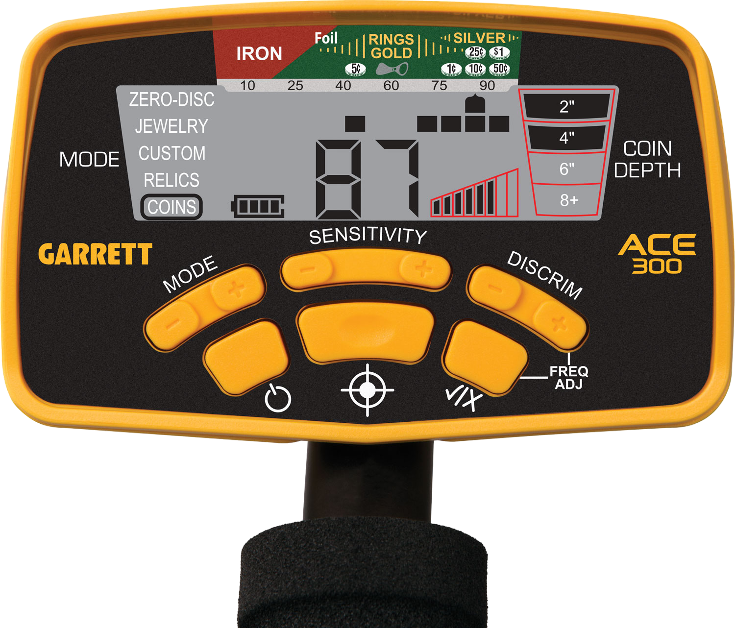 Ace 300 Metal Detector With 7