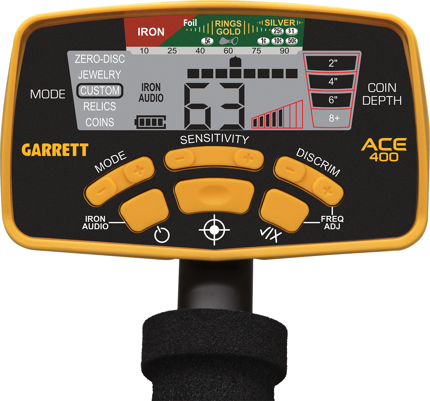 Ace 400 Metal Detector With 8.5