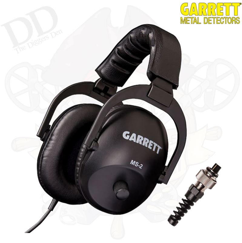 Garrett MS-2 Headphones With 2 Pin Connector For AT Series Detectors