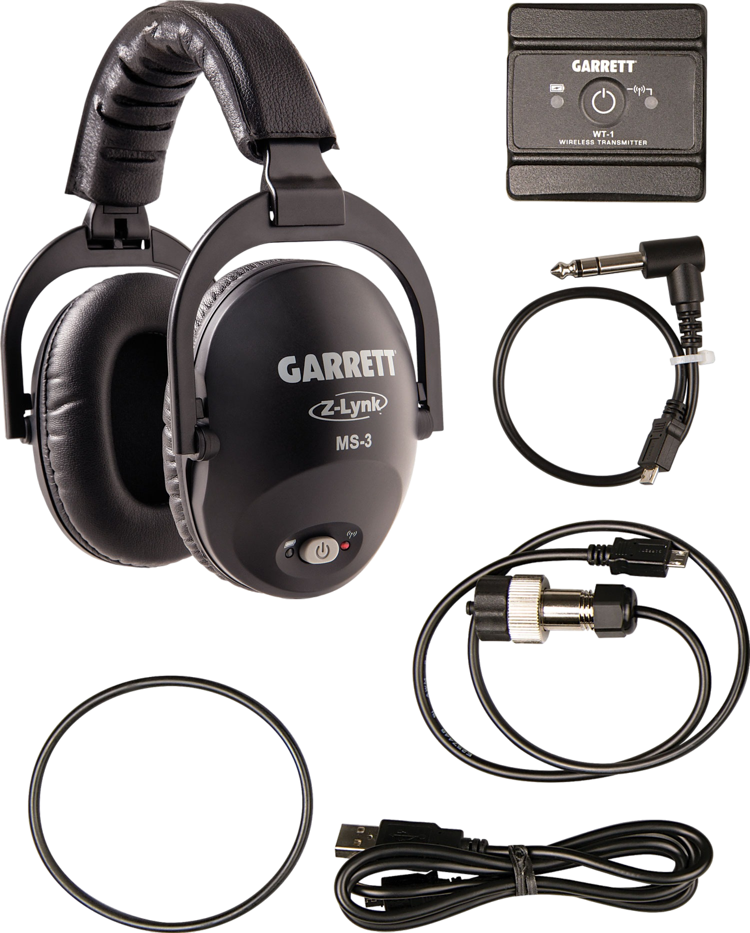Garrett MS-3 Z-Lynk Wireless Headphone KIT For Metal Detectors 1627720