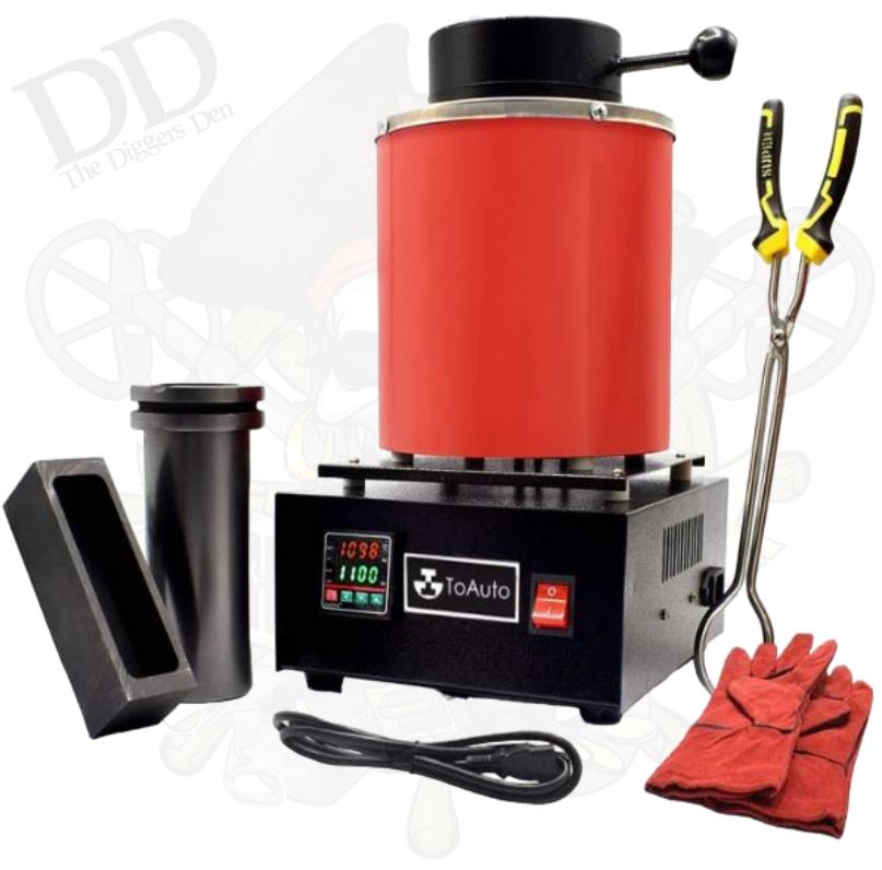 TOAUTO 3KG ELECTRIC METAL MELTING FURNACE KIT