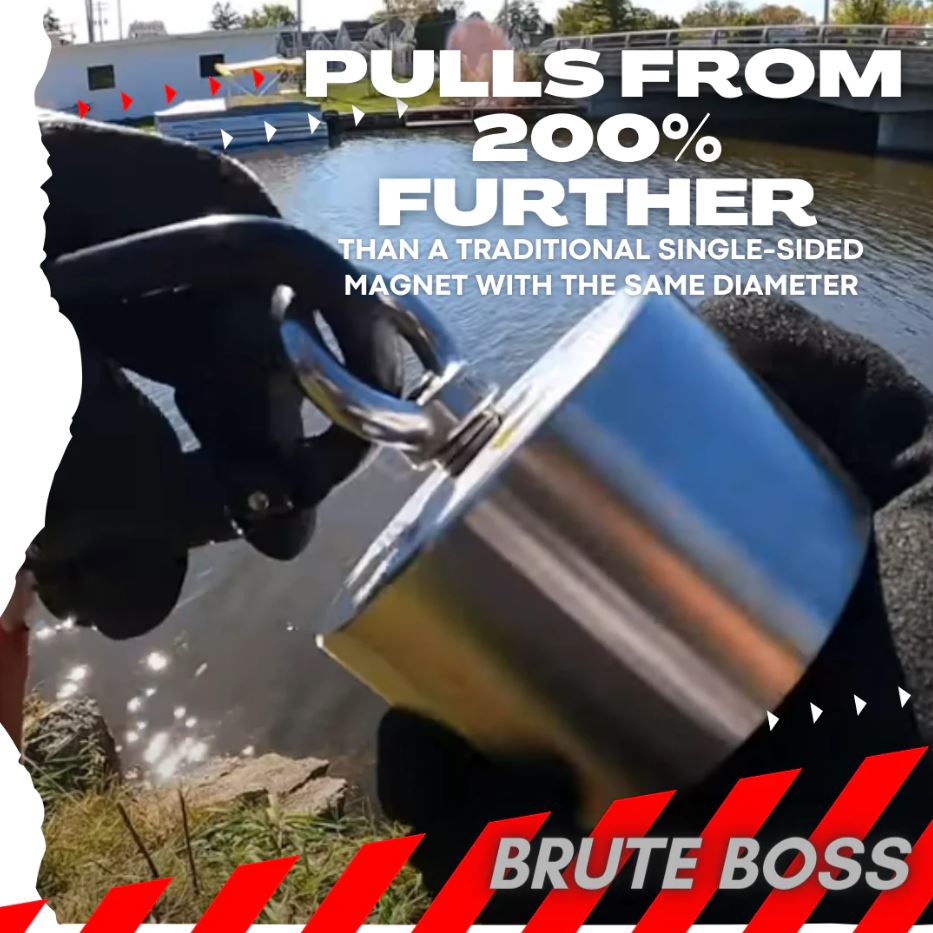 Brute Boss 3500lb 360° Magnet Bundle
