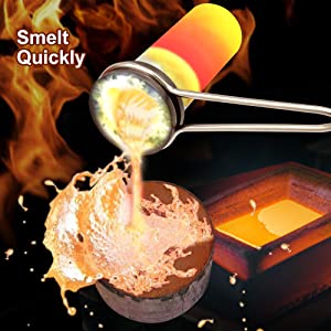 TOAUTO 3KG Smelting Crucible