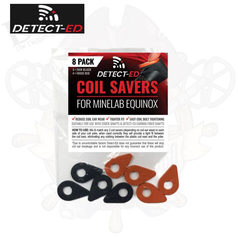 Detect-Ed Coil Savers – Upgrade Washers for Minelab Equinox Metal Detectors