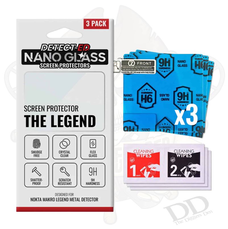 Detect-Ed Nano Glass Screen Protectors For Legend Detectors