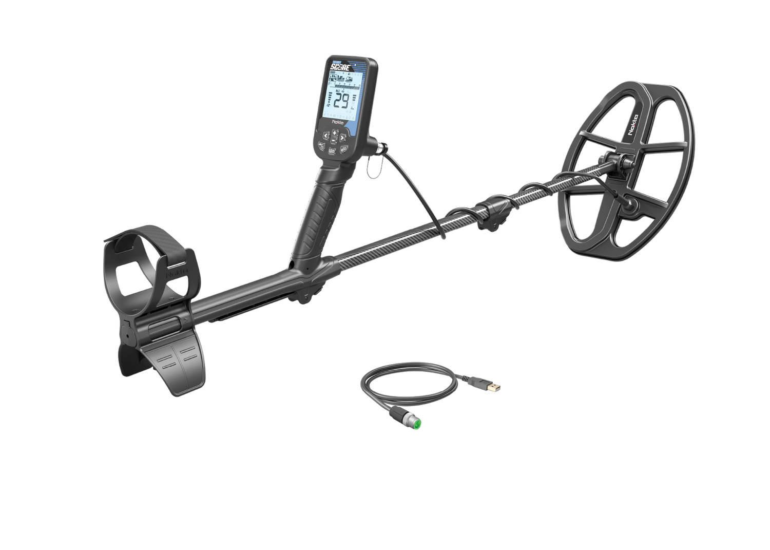 SCORE 2 MULTI-FREQUENCY WATERPROOF METAL DETECTOR WITH 12X9 COIL