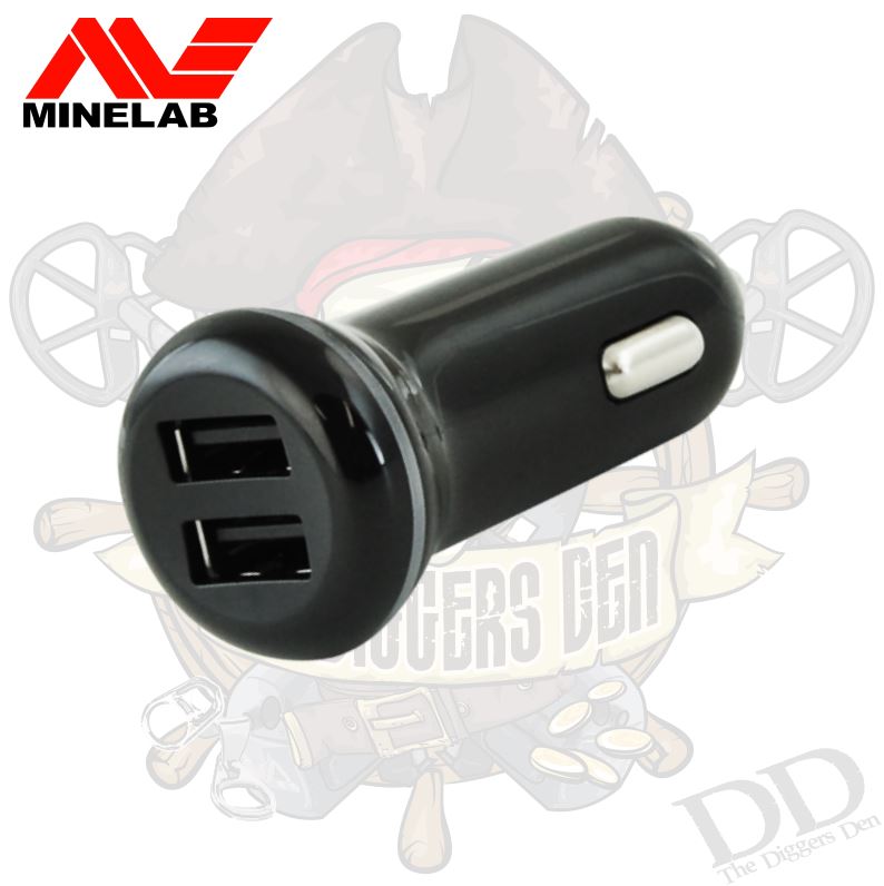 Minelab 2 Way USB Car Charger