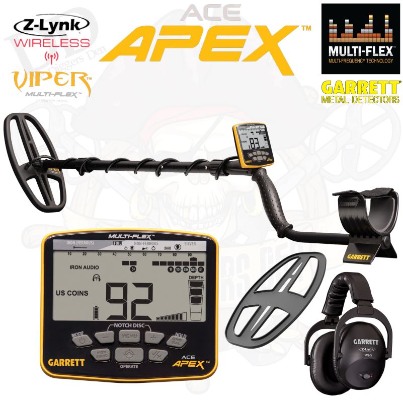 Ace Apex Metal Detector With 6