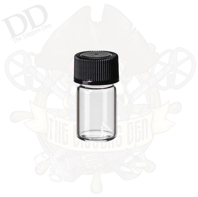 1/2 Ounce Glass Vial for Gold Specimens