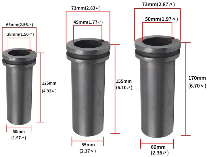 TOAUTO 3KG ELECTRIC METAL MELTING FURNACE KIT