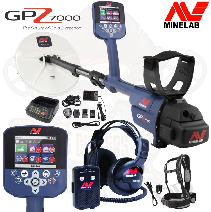 Minelab GPZ 7000 Pulse Inductive Gold Metal Detector