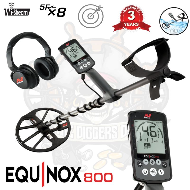 Equinox 800 Multifrequency Detector And FREE 6