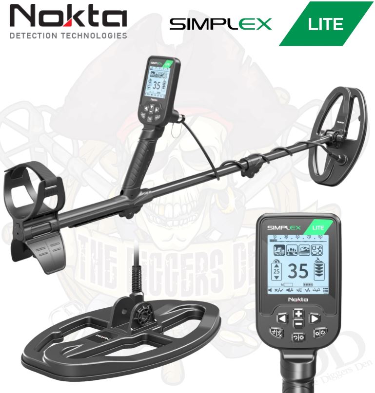 Simplex LITE Waterproof Metal Detector With 9.5 X 6
