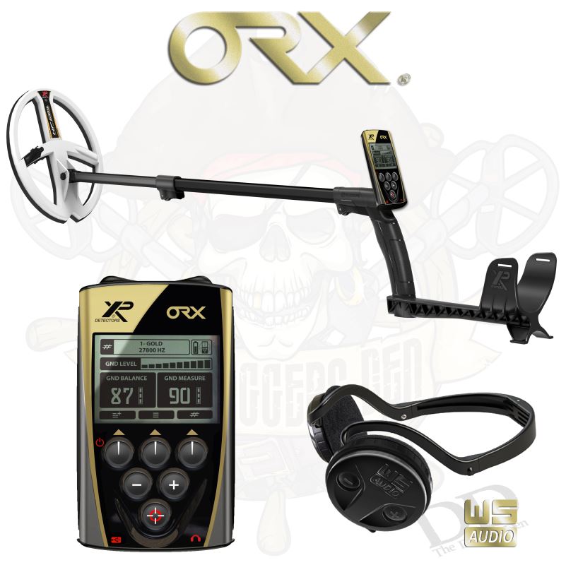ORX Wireless Metal Detector With Choice of Coils and WS Audio Headphones