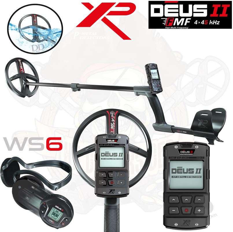 Deus 2 Multifrequency Metal Detector With Wireless WS6 Headphones