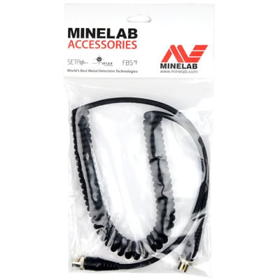 Minelab 5 Pin Power Curly Lead For GPX Series  3011-0192