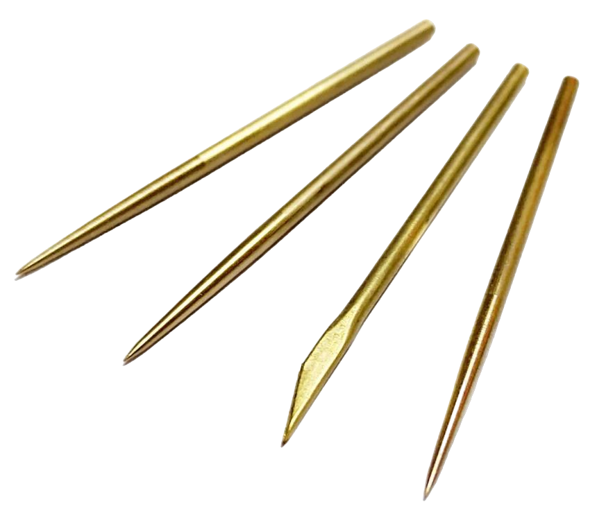 Fine Detail Brass Inserts for Composite Cleaning Pencils