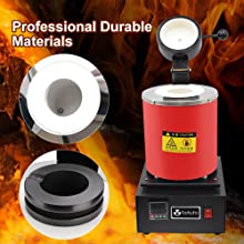 TOAUTO 2KG ELECTRIC METAL MELTING FURNACE KIT