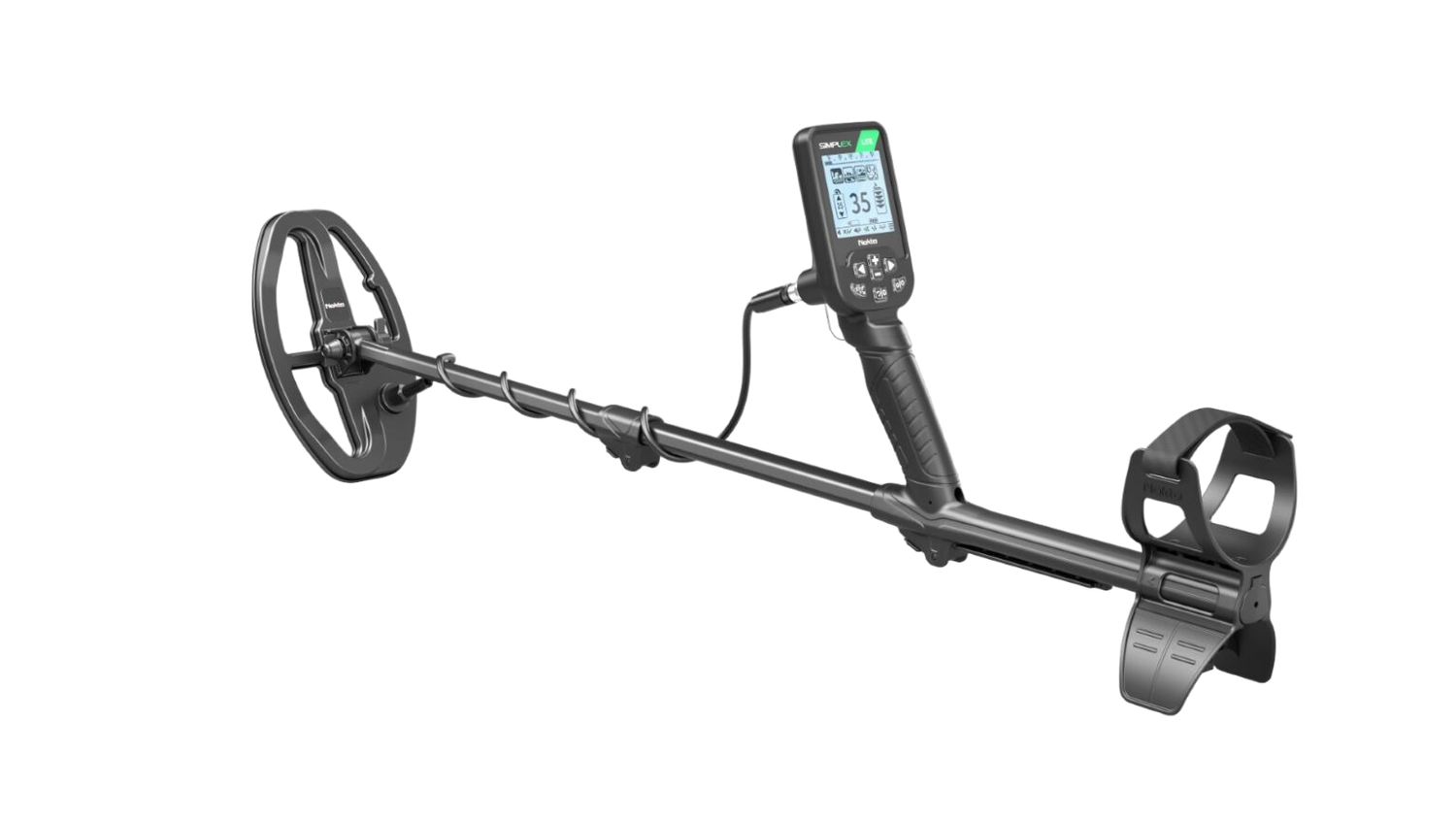 Simplex LITE Waterproof Metal Detector With 9.5 X 6