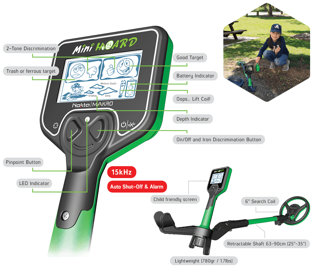 Nokta Mini Hoard Kids Metal Detector