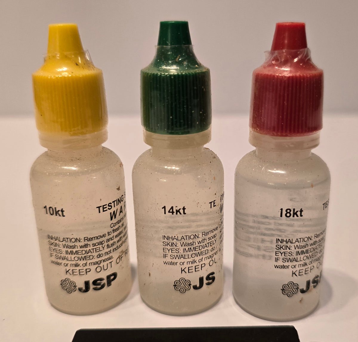 Testing Gold 14k Gold Test Kit 10K,14K and 18K with Stone – The Diggers Den LLC