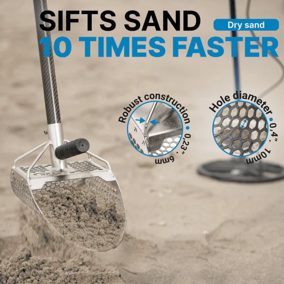 CKG Pro 11x7 Stainless Sand Scoop