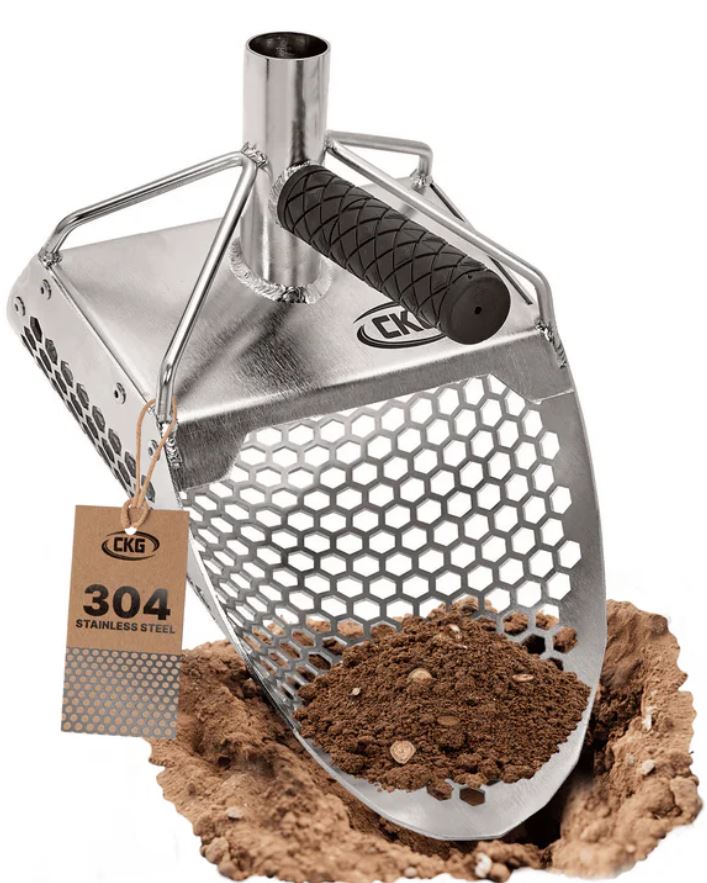 CKG Pro 11x7 Stainless Sand Scoop