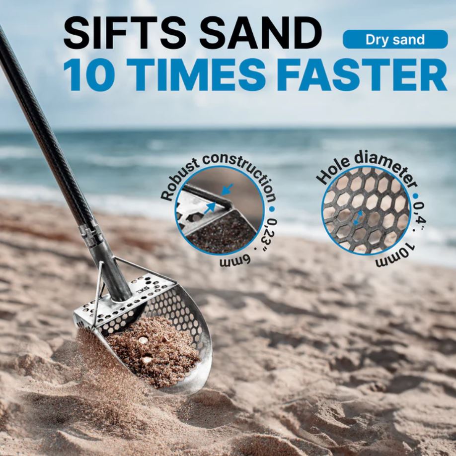 CKG Pro 9X6 Stainless Sand Scoop
