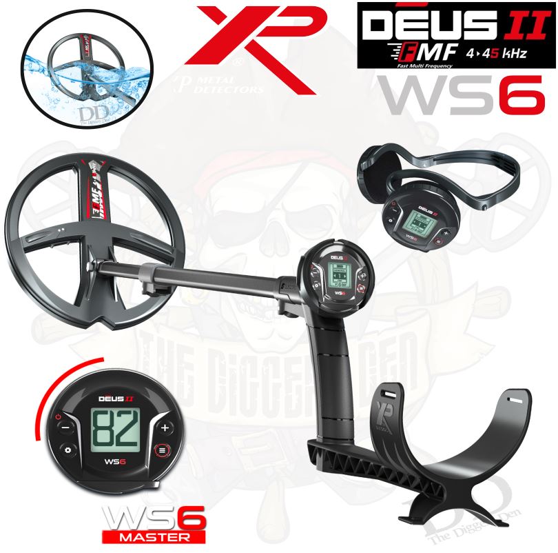 Deus 2 Multifrequency Metal Detector With WS6 Master Holiday Special