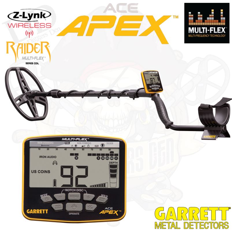 Ace Apex Metal Detector With 8.5