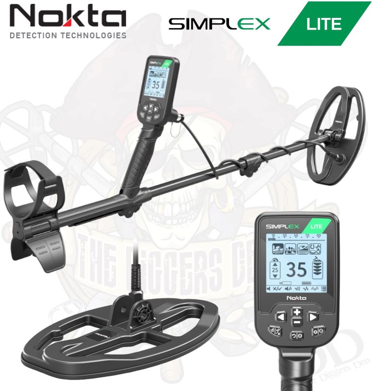 Simplex LITE Waterproof Metal Detector With 9.5 X 6" DD Coil – The ...