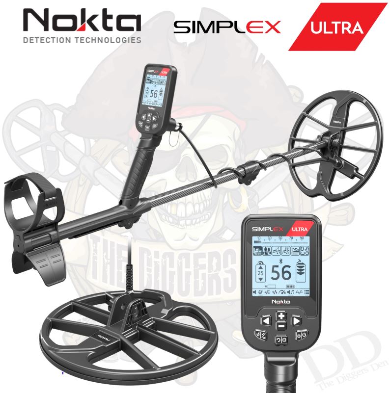 Simplex Ultra Waterproof Metal Detector With SX28 DD Coil – The Diggers ...
