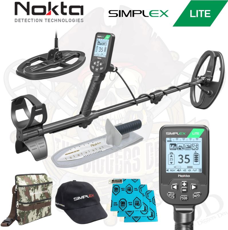 Metal Detecting Tools Simplex Simplex LITE Starter Pack Waterproof Metal Detector With SX24 DD Coil ...