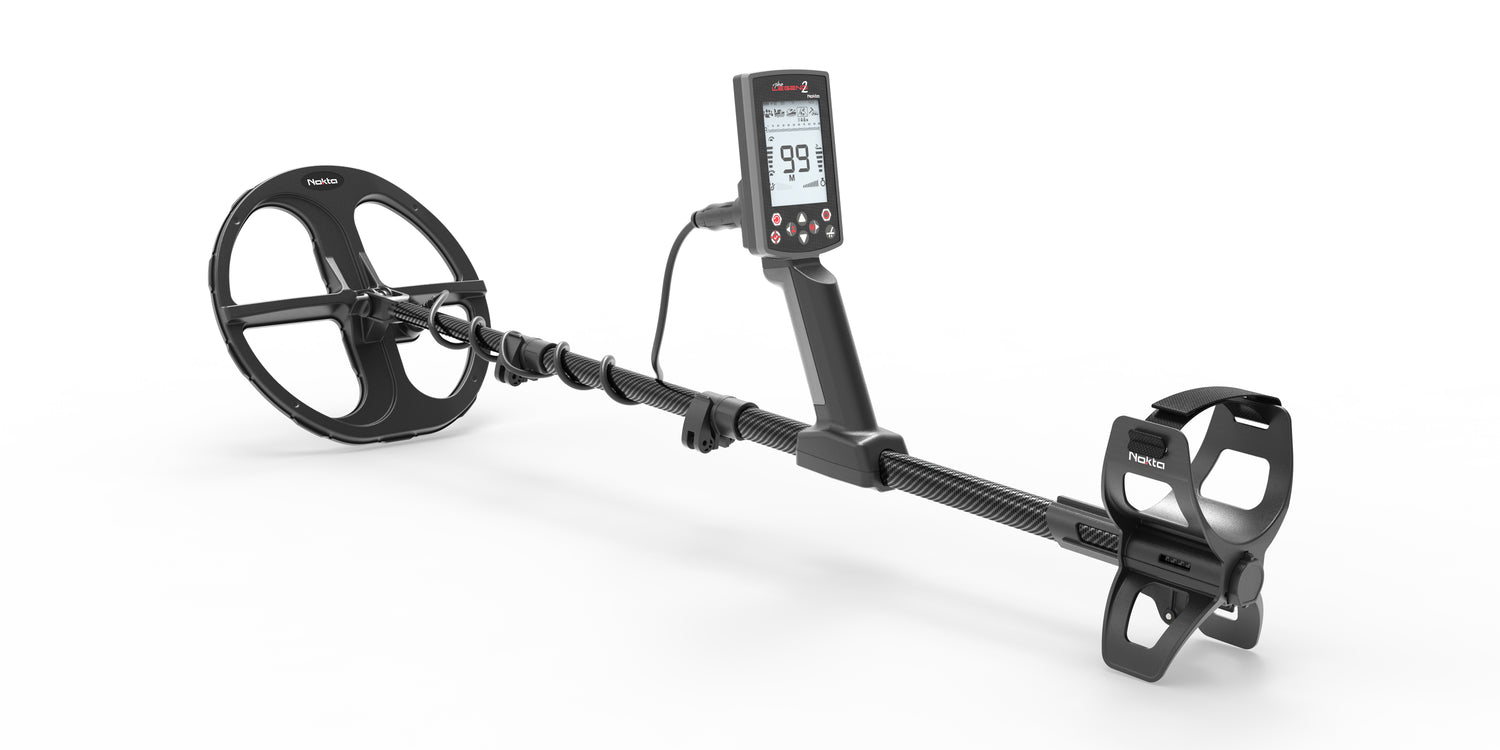 NEW!! LEGEND 2 MULTI-FREQUENCY WATERPROOF METAL DETECTOR WITH 2 COILS