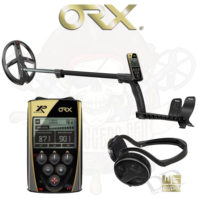 ORX Wireless Metal Detector With Choice of Coils and WS Audio Headphones