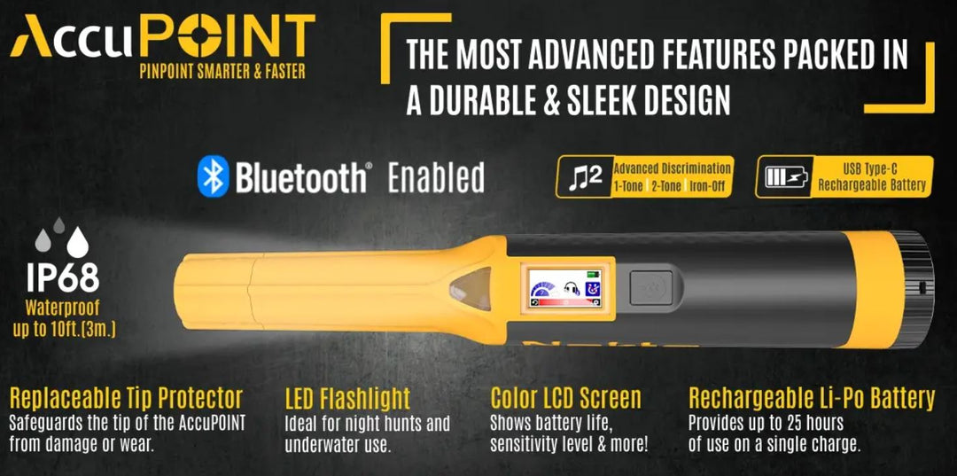 Nokta AccuPOINT Waterproof Pinpointer – The Diggers Den LLC